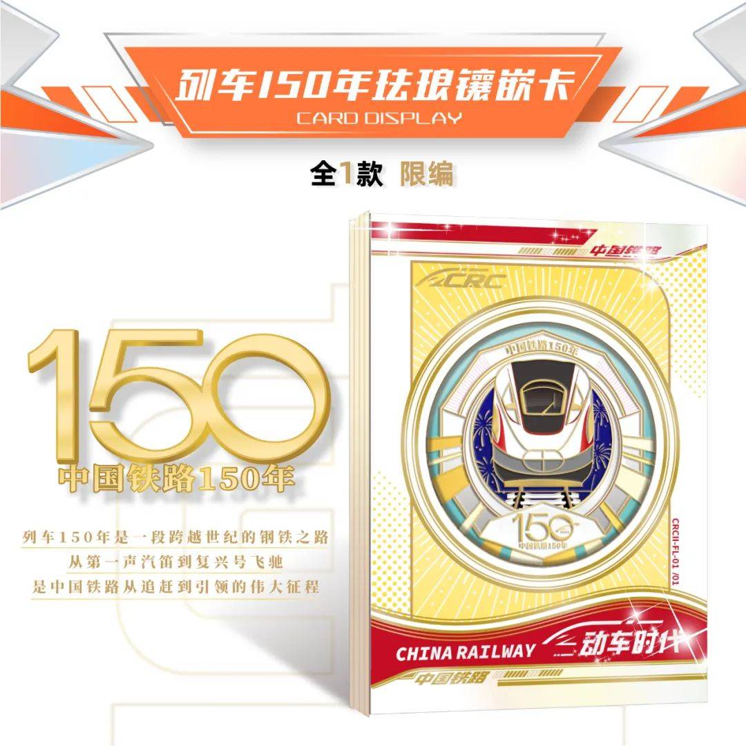 动车时代限量珍藏卡火车迷的宝藏卡牌！开元棋牌app新品上市｜中国铁路-(图2)